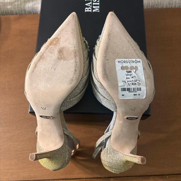 Badgley Mischka - Ankle Strap Stiletto - Women’s size 7.5 - Picture 5 of 10